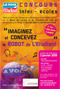 Salon de l’Etudiant et Lycéen Lille 2009 - Concours Robot #1