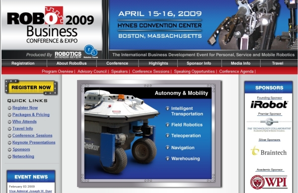 RoboBusiness 2009 - Exposition #1