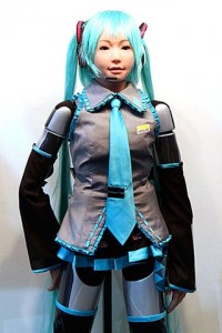 HRP-4C Humanoide - Vocaloid - CEATEC-2009 #2