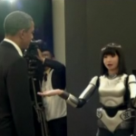 Le Président Obama rencontre des robots japonais #3