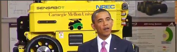 Barack Obama veut lancer de grandes initiatives en robotique #1
