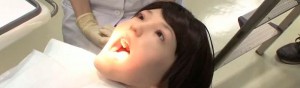Hanako 2 le robot patient pour dentiste - Bandeau #1