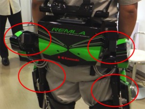 L'exosquelette robotisé pour l'assistance au travail de Kawasaki #2