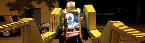 Exosquelette Power Loader avec Bébé - Déguisement pour Halloween - Bandeau #1