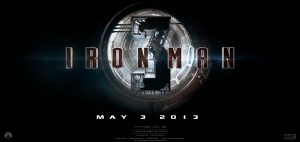 Film Iron Man 3 - Poster Comic Con 2012 - Logo #1